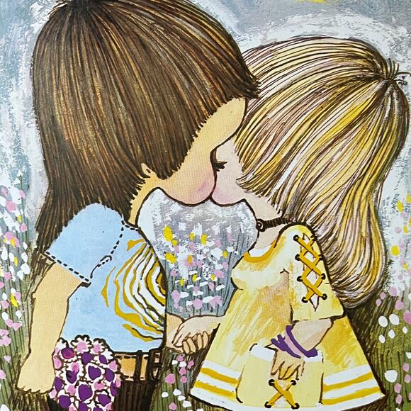 1970s Love - Lee Scafa Tornabene Retro Kitsch Lithograph Art Print 9x12 V8 - Picture 2 of 2